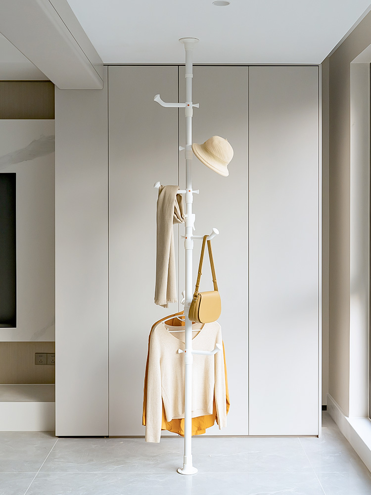 顶天立地晾衣架落地挂衣架杆室内卧室多功能衣帽架置衣阳台晒衣架