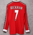 1998-99 red long #7 BECKHAM