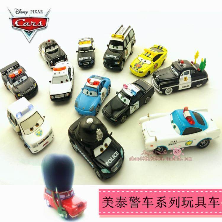 儿童玩具汽车总动员玩具车 赛车总动员合金车保安警车系列