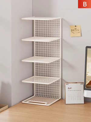 简易书架书桌置物架办公室小型收纳架儿童绘本架桌上铁艺隐形书架