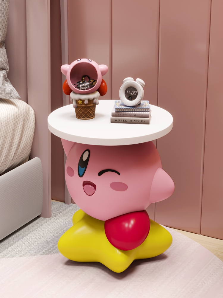 儿童房床头柜卡通创意可爱女孩粉色小房间替代品2024新款家用卧室