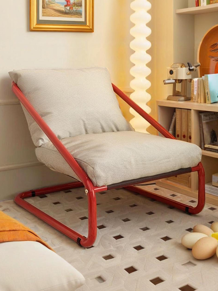 单人沙发椅懒人网红客厅2024新款阳台休闲椅设计师可躺可睡午休椅