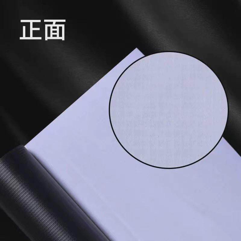 黑白喷绘布遮光广告材料灯箱布婚庆舞台铺地吊顶房产装修布围挡布