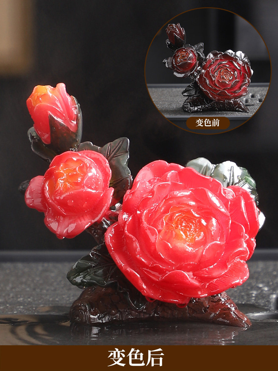 陶福气 茶宠摆件招财花开富贵 茶桌茶盘茶台茶具配件变色茶玩可养,餐饮具,茶宠摆件,淘宝优惠券,粉丝福利购,淘宝优惠卷