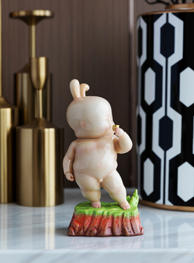 稀奇艺术《干杯朋友》mini版北欧可爱家居雕塑创意摆件生日礼物