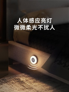 Paulmann德国智能感应小夜灯 卧室夜间起夜家用过道led充电式灯具
