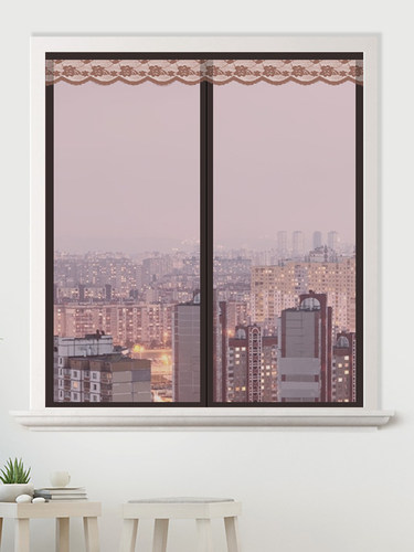 磁性纱窗网纱磁铁纱门门帘隐形农村定做窗户窗沙家用夏天自装自吸