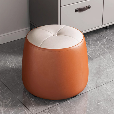 轻奢高级感南瓜皮墩凳换鞋凳门口家用小凳子矮凳沙发客厅茶几圆凳