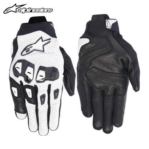 a星骑行皮手套SP X 7羊皮摩托车手套防摔透气机车手套装备男