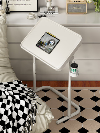 床边桌可移动床上电脑桌卧室小桌子升降书桌家用笔记本学习折叠桌