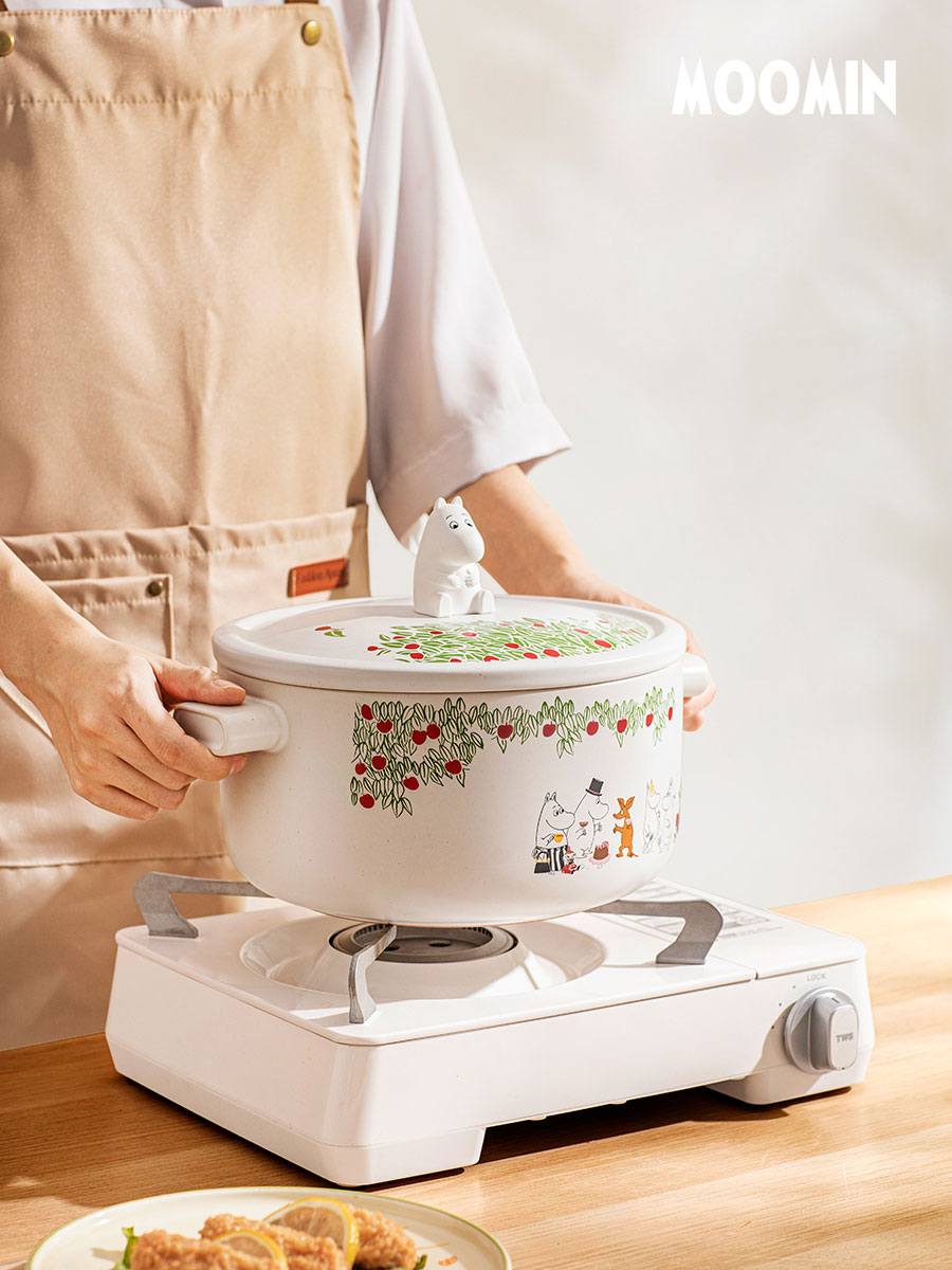 姆明汤锅 家用燃气灶炖锅煲汤炖汤陶瓷锅 陶瓷煲仔饭锅砂锅耐高温