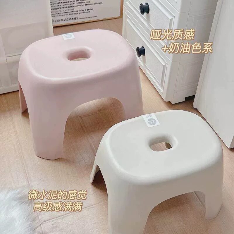 小凳子家用客厅实用小型矮板凳网红浴室小椅子塑料加厚洗澡踩脚凳
