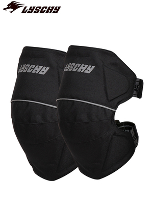 LYSCHY雷翅春夏摩托车小短护膝机车护具防摔防风骑士护腿冬季男女