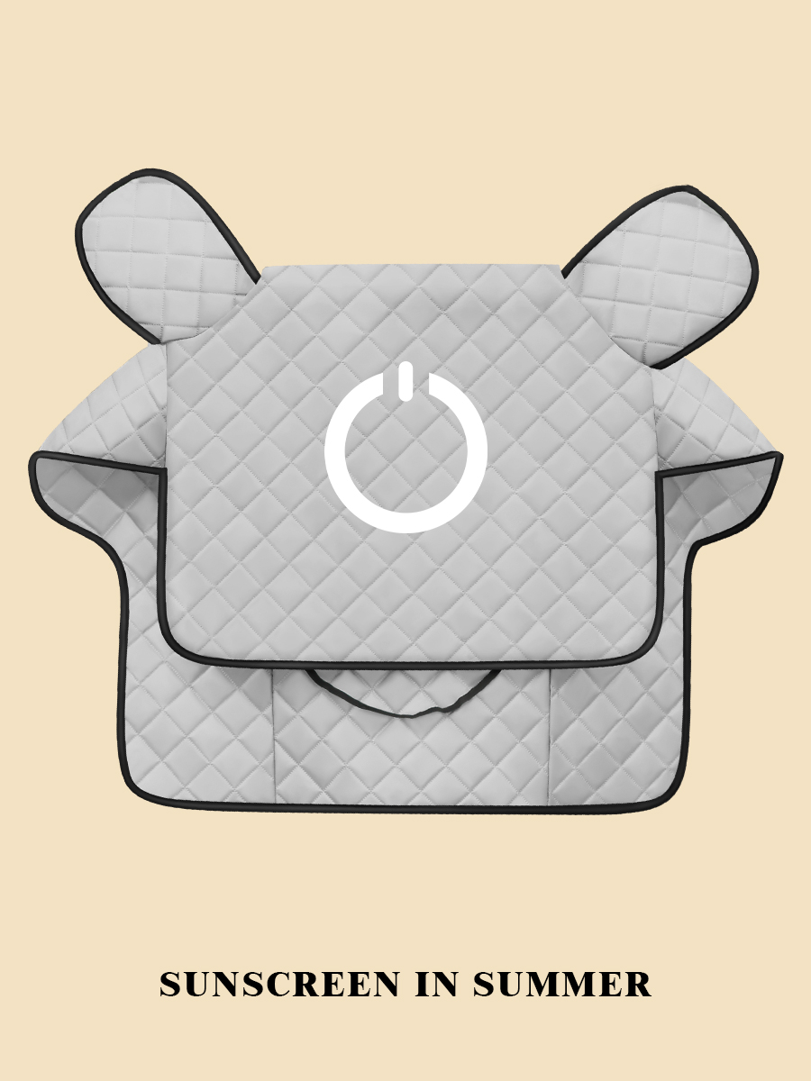 夏季电动车挡风被防晒遮阳罩薄款电瓶摩托车防风春秋防雨防水夏天