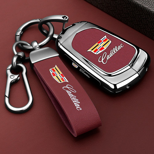 凯迪拉克ct5钥匙套xt5高级感xt4壳ct6用品xts改装atsl配件xt6扣包