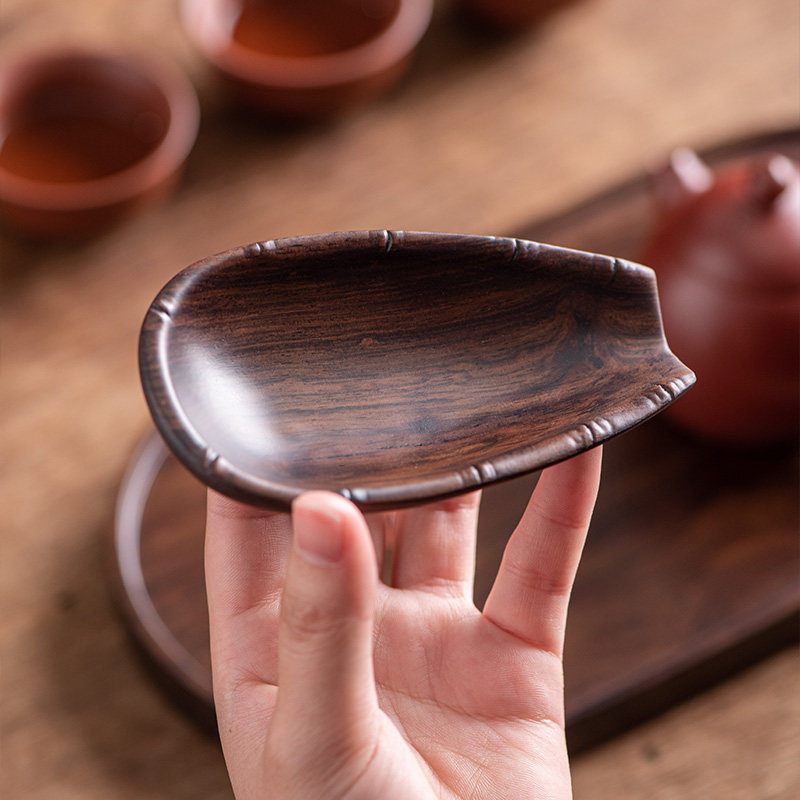 实木茶则黑檀木赏茶荷功夫茶具茶道六君子配件茶勺茶夹分茶醒茶器,餐饮具,茶道/零配,淘宝优惠券,粉丝福利购,淘宝优惠卷
