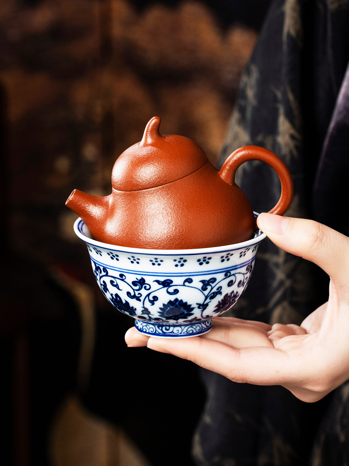 朱泥紫砂壶茶壶家用泡茶一人饮套组不烫手功夫茶具一壶一杯套装