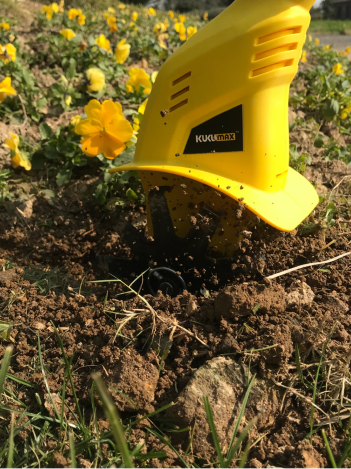 百世弩手持20V锂电微耕机松土机农用翻土家用小型电动锄头旋耕机