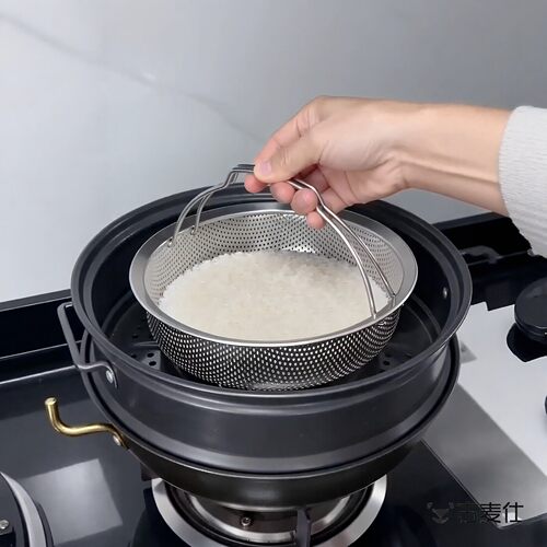 【减糖米饭神器】电饭锅蒸笼304不锈钢家用电电锅蒸架盘蒸格提手
