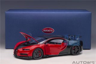 高档AUTOART 奥拓1/18布加迪 潜龙CHIRON SPORT 2019汽车模型