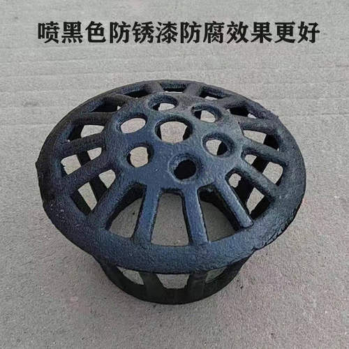 铸铁地漏110屋顶雨水斗落水头管道网球地漏75地漏160圆形内插地漏