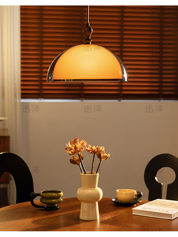 vintage中古餐厅吊灯摇臂可移位餐桌灯法式复古饭厅灯南洋风吧台