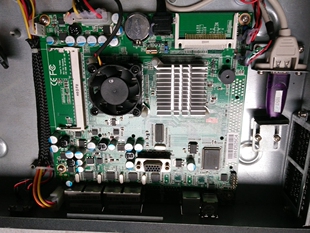 任子行NET110网络软路由支持CF SATA 1U机箱 IS525R板 D525C4