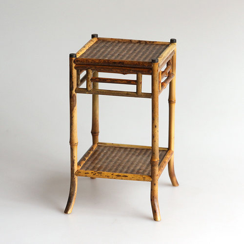 花几梅鹿竹花架茶棚兰花菖蒲棚架微盆景架手作文创竹禅意日式茶具