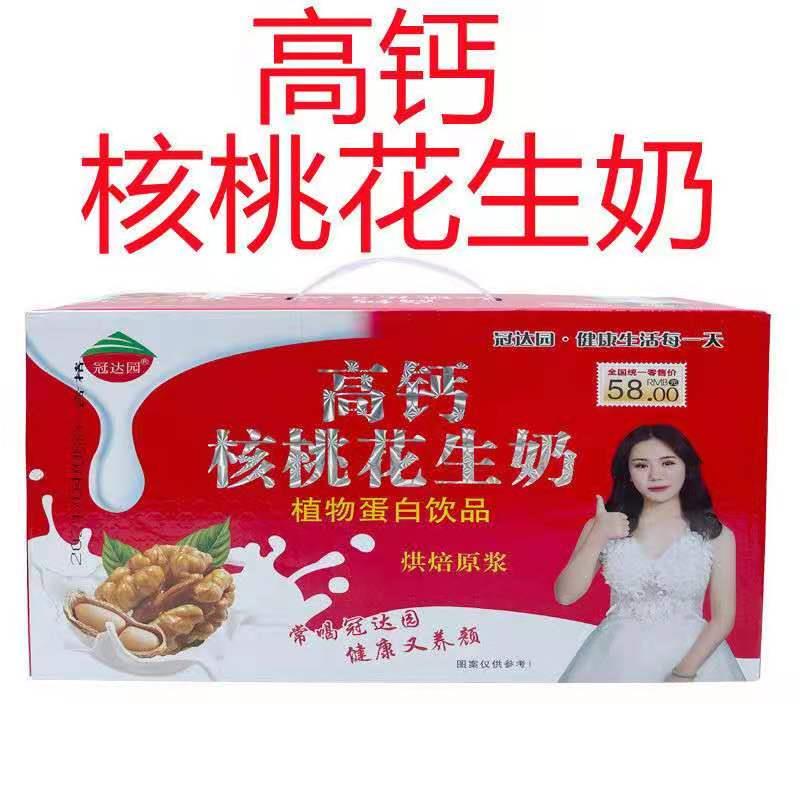 核桃奶花生奶早餐奶饮品250mlx8/24盒整箱高钙奶学生奶奶