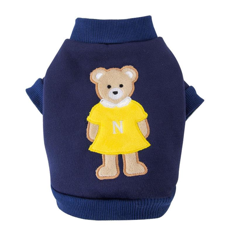 宠物狗狗韩版可爱小熊圆领卫衣春秋衣服秋季比熊泰迪小型幼犬秋天
