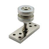 轮折叠门吊路轨厂家直销门酒店实木轮轨吊移滑轮吊推拉门隔断万向