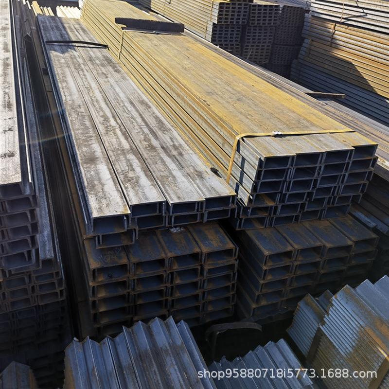 钢现 货镀槽钢Q235B幕墙槽槽钢 建OWC筑工程用热轧锌槽钢