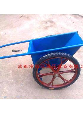 加轮厚手推车两轮农灰斗车IDZ人建力筑工地实心加气轮用胎耐磨充