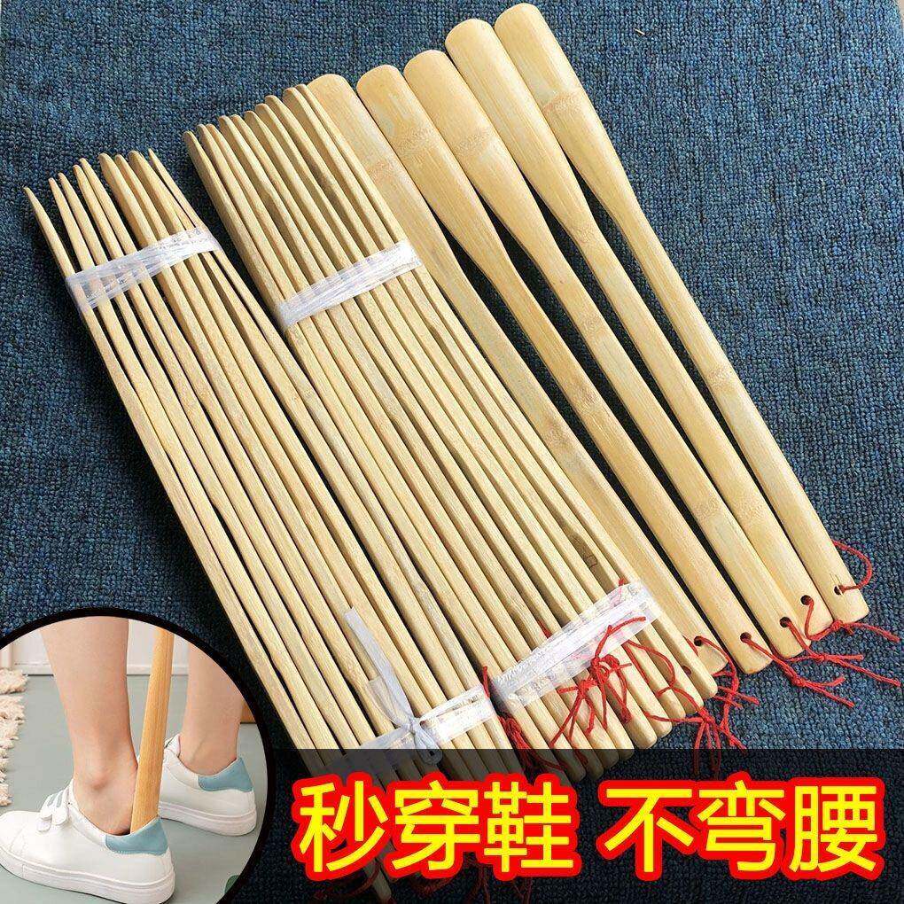长柄鞋拔子提鞋器竹制穿鞋神器老年人长款提子老人提鞋神器竹中老