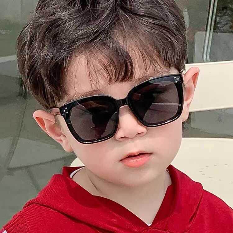 太阳镜儿童个性酷宝宝眼镜男女童防紫外线女时尚夏天遮阳墨镜潮款