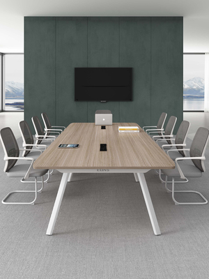 EO简易弧形会议桌长桌椅组合简约现代大小型洽谈室阅览桌子培训桌