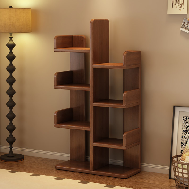 实木不占地方的书架绘本架落地置物架客厅立式书本收纳展示储物柜