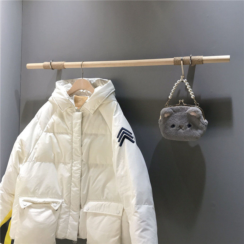 服装店墙上挂衣架壁挂木棍衣杆正挂展架童装货架 女装衣架展示架