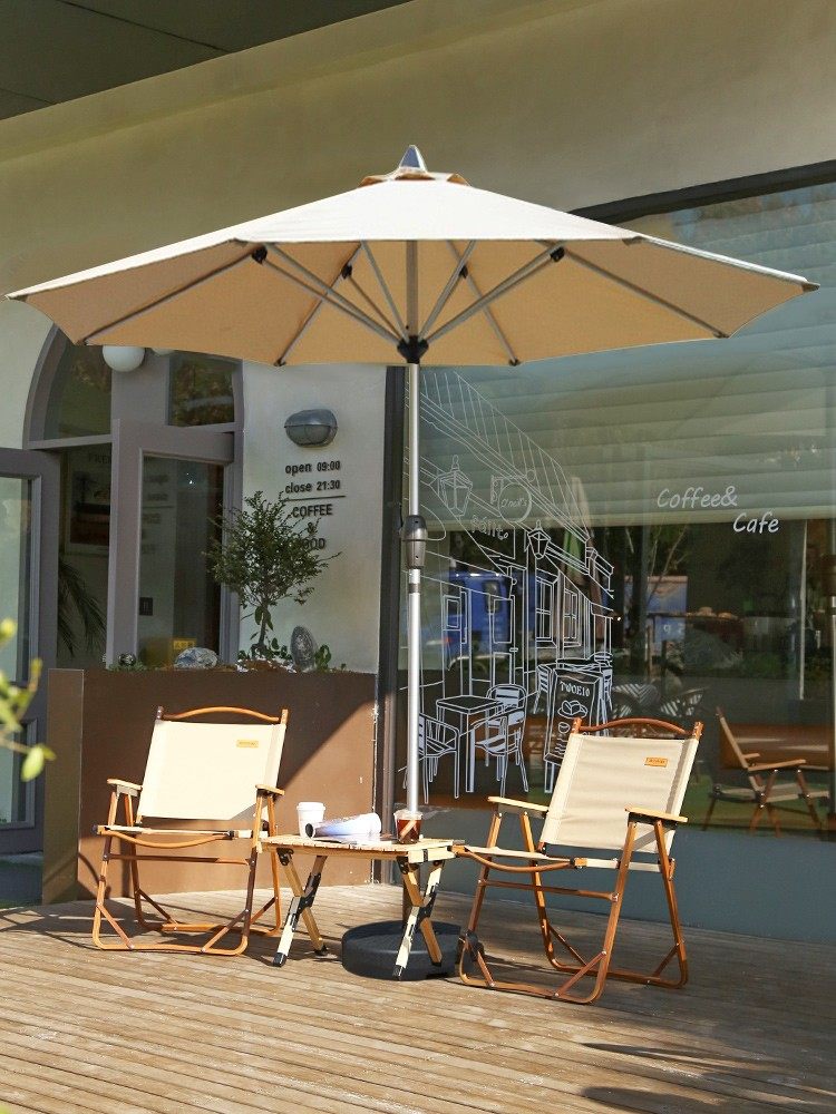 野人谷户外遮阳伞大广告伞露天摆摊太阳伞室外中柱伞庭院阳台伞