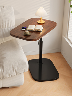 沙发边几可移动床头置物架小桌子升降旋转床边桌卧室宿舍折叠茶几