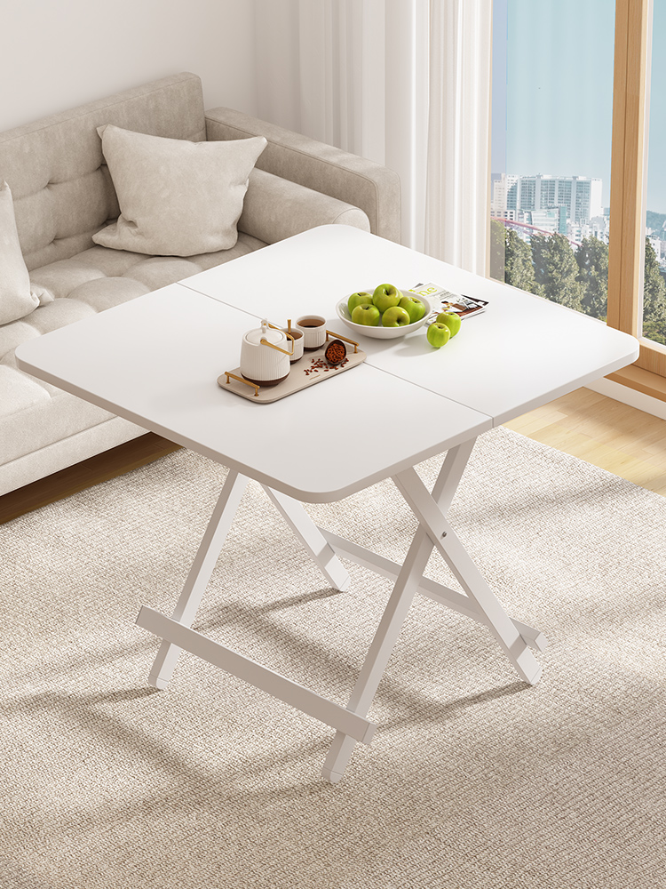 折叠桌出租房用餐桌摆摊出摊可便携式桌椅家用简易小方桌吃饭桌子