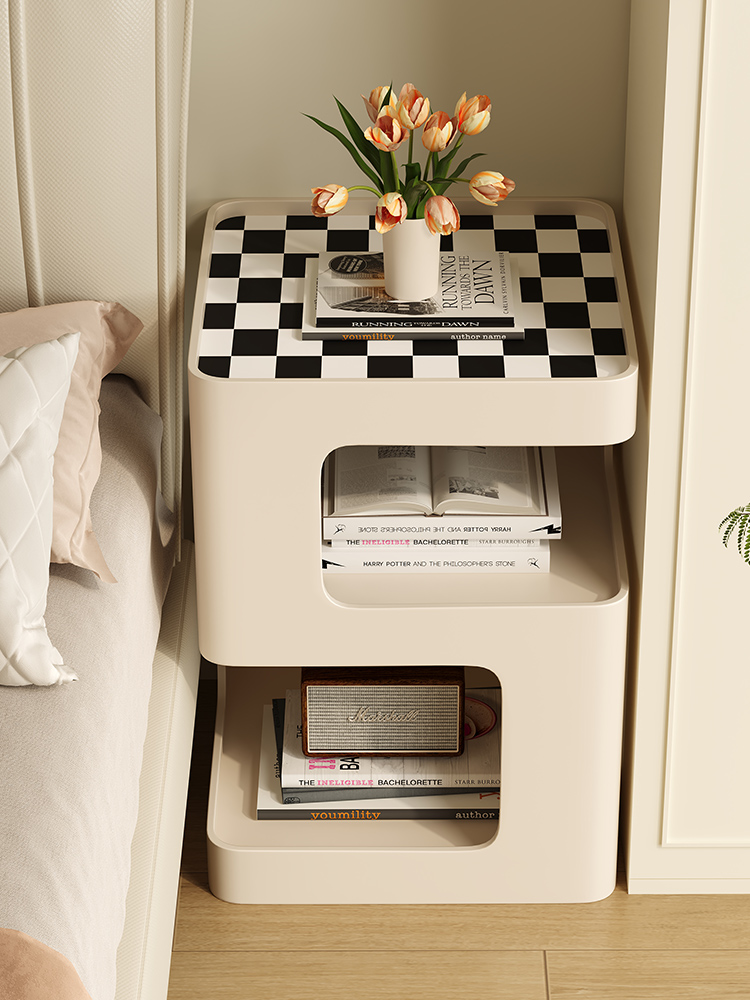 轻奢边几沙发边柜客厅小户型创意床头柜简约现代迷你高级感小茶几