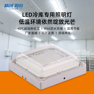 精创LED冷库灯户外防水防潮防爆 灯罩仓库厂房专用照明三防灯具