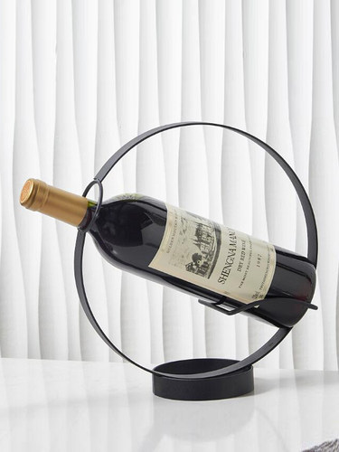 红酒架摆件酒架子倒挂家用轻奢葡萄酒杯架酒瓶架托酒柜装饰置物架