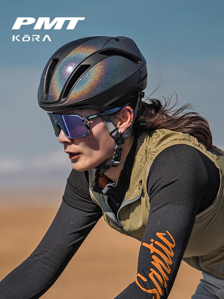 PMT KORA自行车头盔男骑行头盔女气动一体成型安全帽公路山地通用