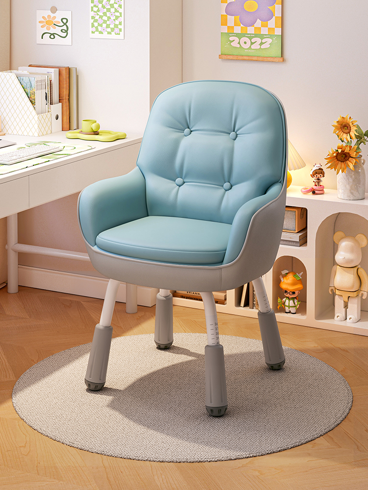 化妆椅家用可升降椅子电脑椅书桌学习椅女生卧室梳妆台凳子靠背椅