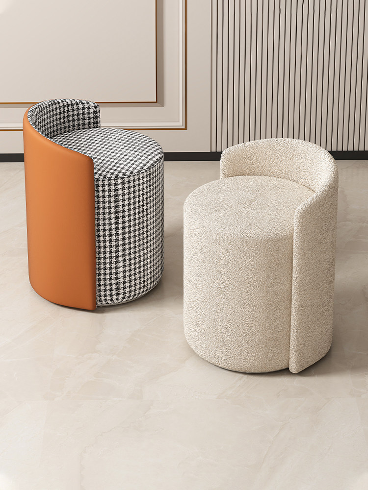 凳子家用客厅沙发凳简约现代梳妆台凳子小椅子化妆凳圆凳矮凳靠背,3C数码配件,USB多功能数码宝,淘宝优惠券,粉丝福利购,淘宝优惠卷