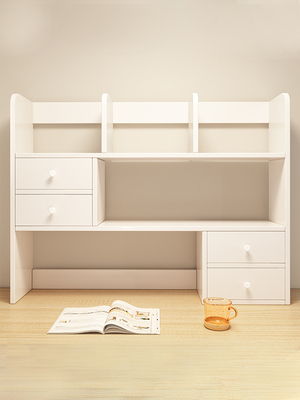 书架桌面置物架客厅简易书桌收纳多层架子办公室卧室桌上小型书柜