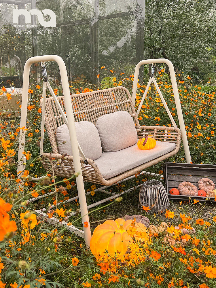 秋千户外庭院荡秋千休闲摇椅网红花园露台吊床室内阳台家用吊椅