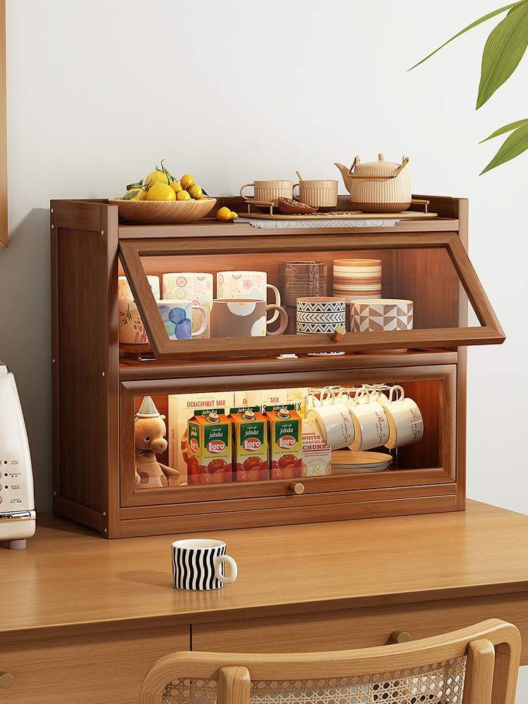 桌面置物架餐桌上零食架客厅水杯架子厨房台面调料多层杯子收纳架